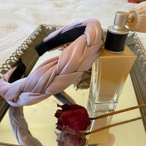 Braided pink headband